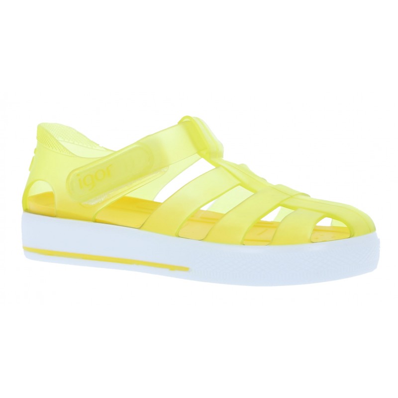 Igor Star Jelly Sandals Childrens Yellow